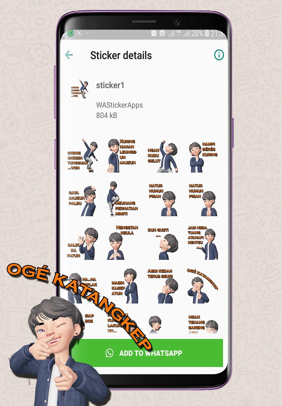 Sunda Stiker Wa Lucu Wastickerapps For Android Apk Download