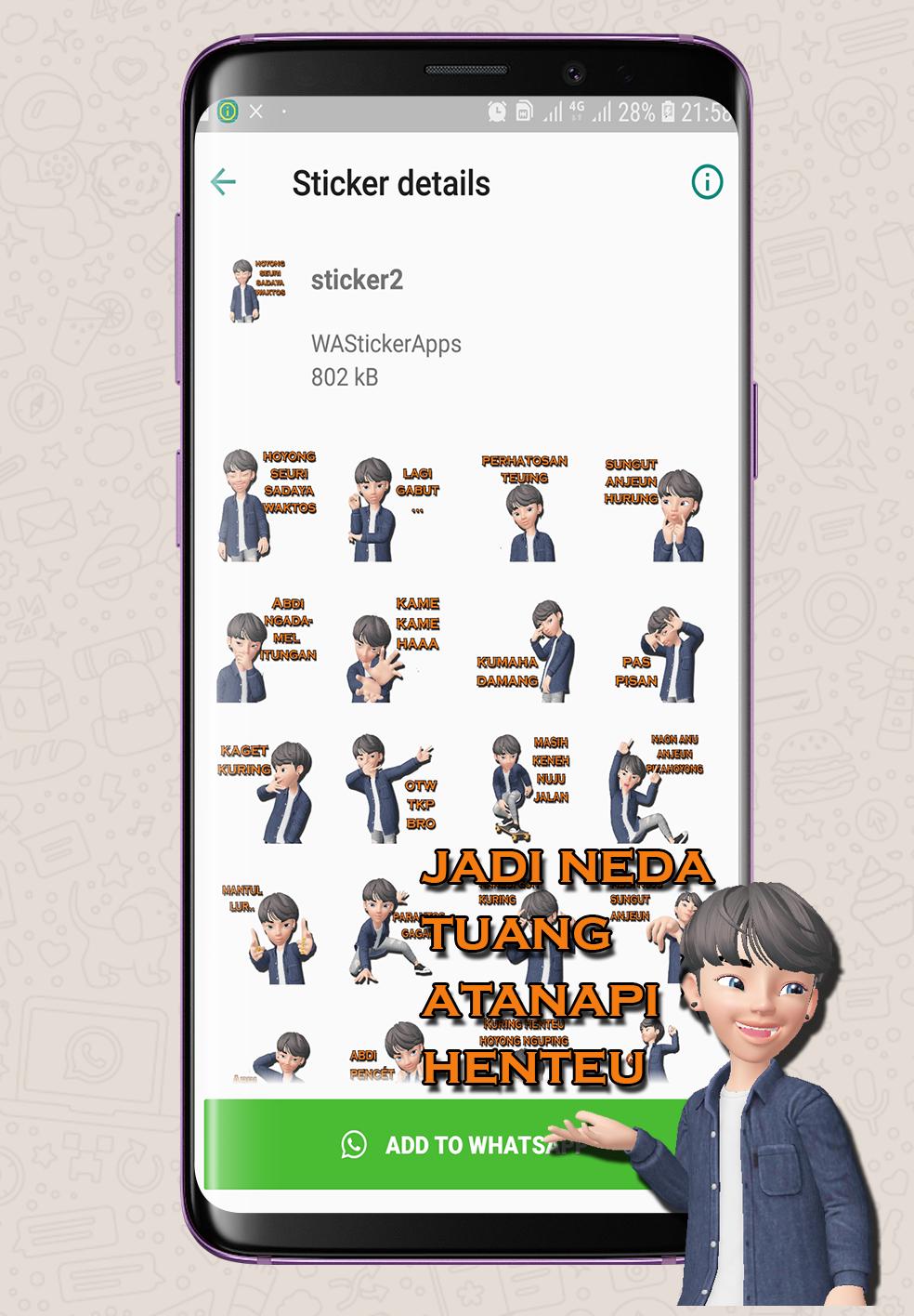 Sunda Stiker Wa Lucu Wastickerapps For Android Apk Download