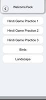 Hindi word puzzle game poster