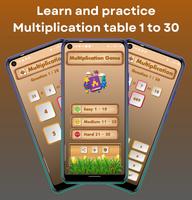 Multiplication game poster