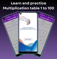 Multiplication Table, Math App poster