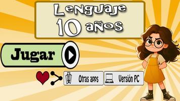 Lenguaje 10 años постер