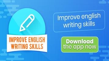 Improve English writing skills poster