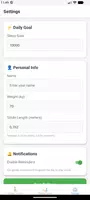 Basic Fitness Tracker capture d'écran 4