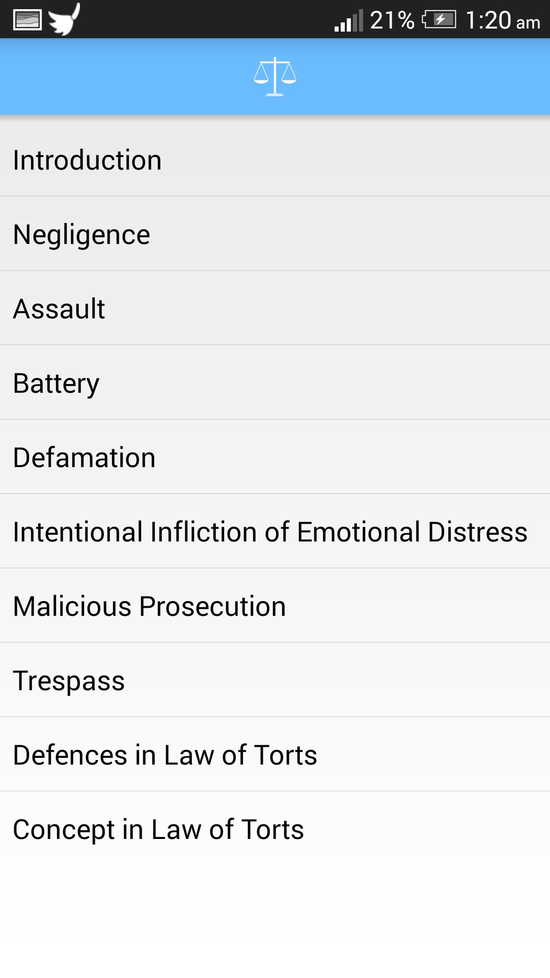 Basics Of Law Of Torts For Android Apk Download - tort roblox minecraft 7 0