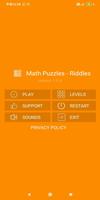 Math Puzzles - Riddles Plakat