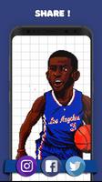 Basketball Pixel Art Coloring  capture d'écran 3