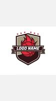 Basketball Logo Maker Affiche