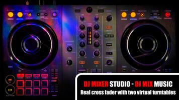 DJ Music Mixer Studio DJ Remix Affiche