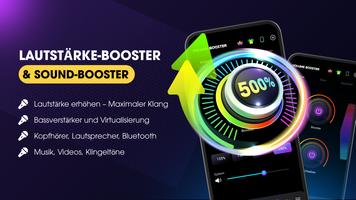Lautstärke-Booster & Sound Plakat