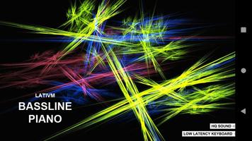 Bassline piano plakat