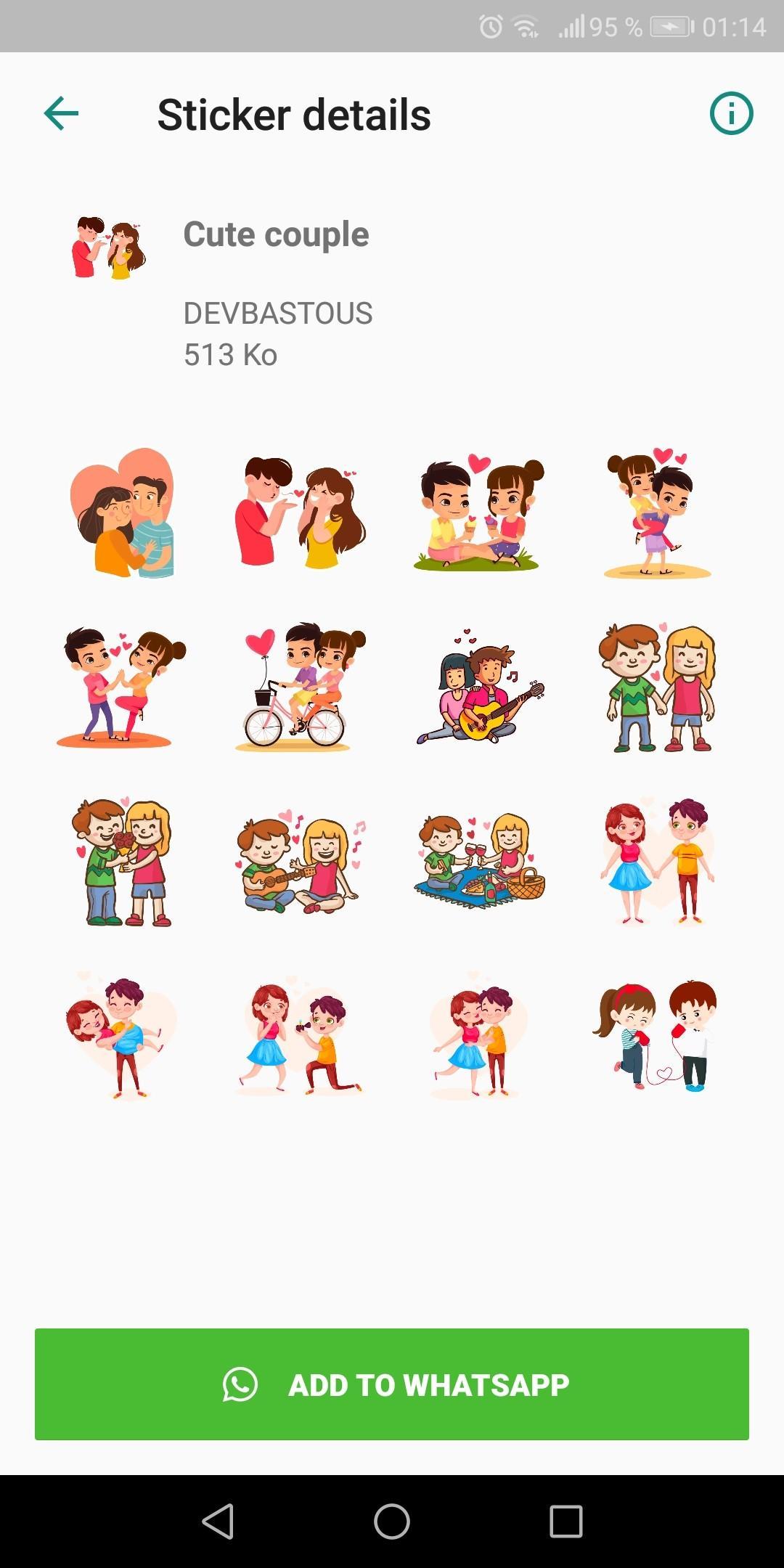 Love Story Stickers For Android Apk Download