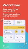 Work Time and Hours Tracker poster