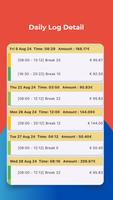 Work Time and Hours Tracker screenshot 1