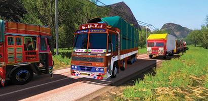 Mod Truck Ashok Leyland BUSSID ポスター
