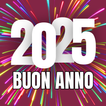 auguri di buon anno 2025 icono