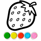 Fruits and Vegetables Coloring आइकन