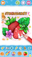 Fruits and Vegetables Coloring ảnh chụp màn hình 2