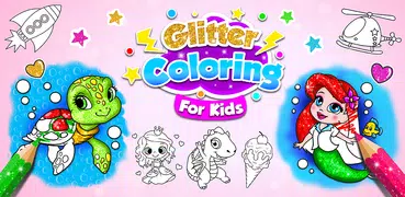 Mermaid coloring for kids