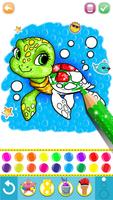 Mermaid coloring for kids screenshot 1