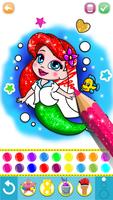 Mermaid coloring for kids screenshot 2