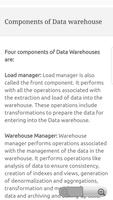 Learn Data Warehousing Guide screenshot 2