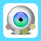 Color Blind Test and eye vision test icône
