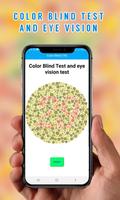 Color Blind Test and eye vision test Affiche