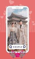 Cute Korean Wedding Couple syot layar 2