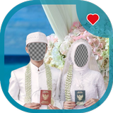 Book Wedding Hijab Couple Suit आइकन