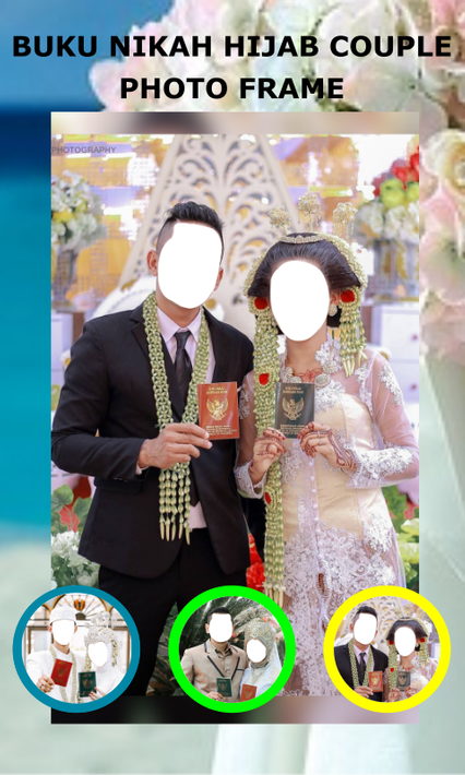 Book Wedding Hijab Couple Photo Frame screenshot 5