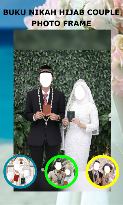Book Wedding Hijab Couple Photo Frame screenshot 6
