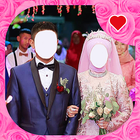 محرر زوجين الزفاف الإسلامية أيقونة