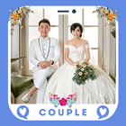 Korean Couple Photo Editor آئیکن