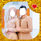 Modern Muslim Wedding Couple ícone