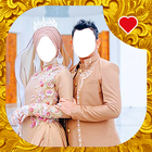 Modern Muslim Wedding Couple ikona
