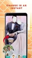 Muslim Wedding Couple Photo Su capture d'écran 3