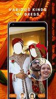 Pakistani Wedding Dress Couple Affiche