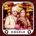 Punjabi Wedding Couple Indian Frames icône
