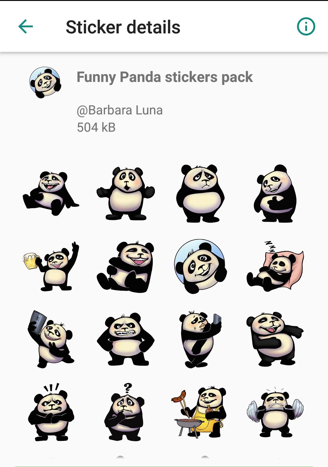 Wastickerapps Love And Cute Panda Stickers For Android Apk