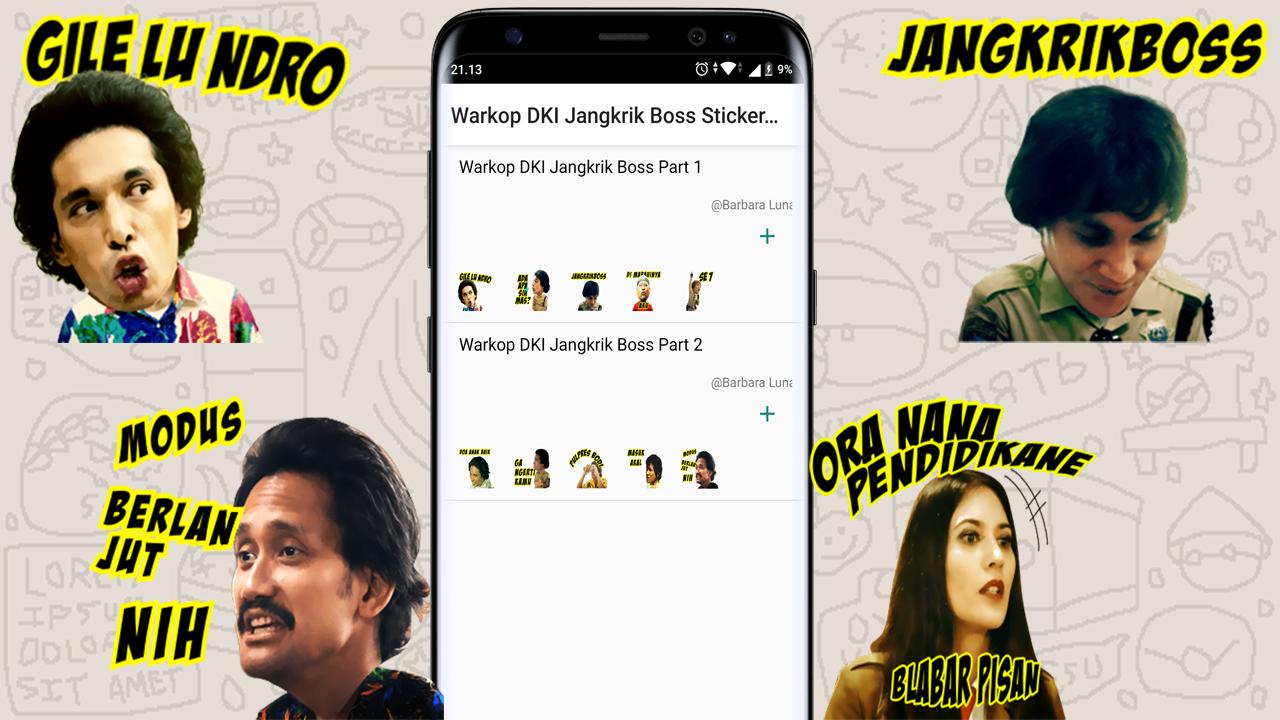 Warkop Dki Reborn Jangkrik Boss Wastickerapps For Android Apk