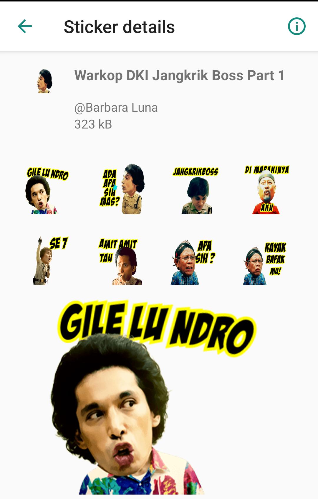 Warkop Dki Reborn Jangkrik Boss Wastickerapps For Android Apk Warkop Dki Reborn Jangkrik Boss Wastickerapps For Android Apk