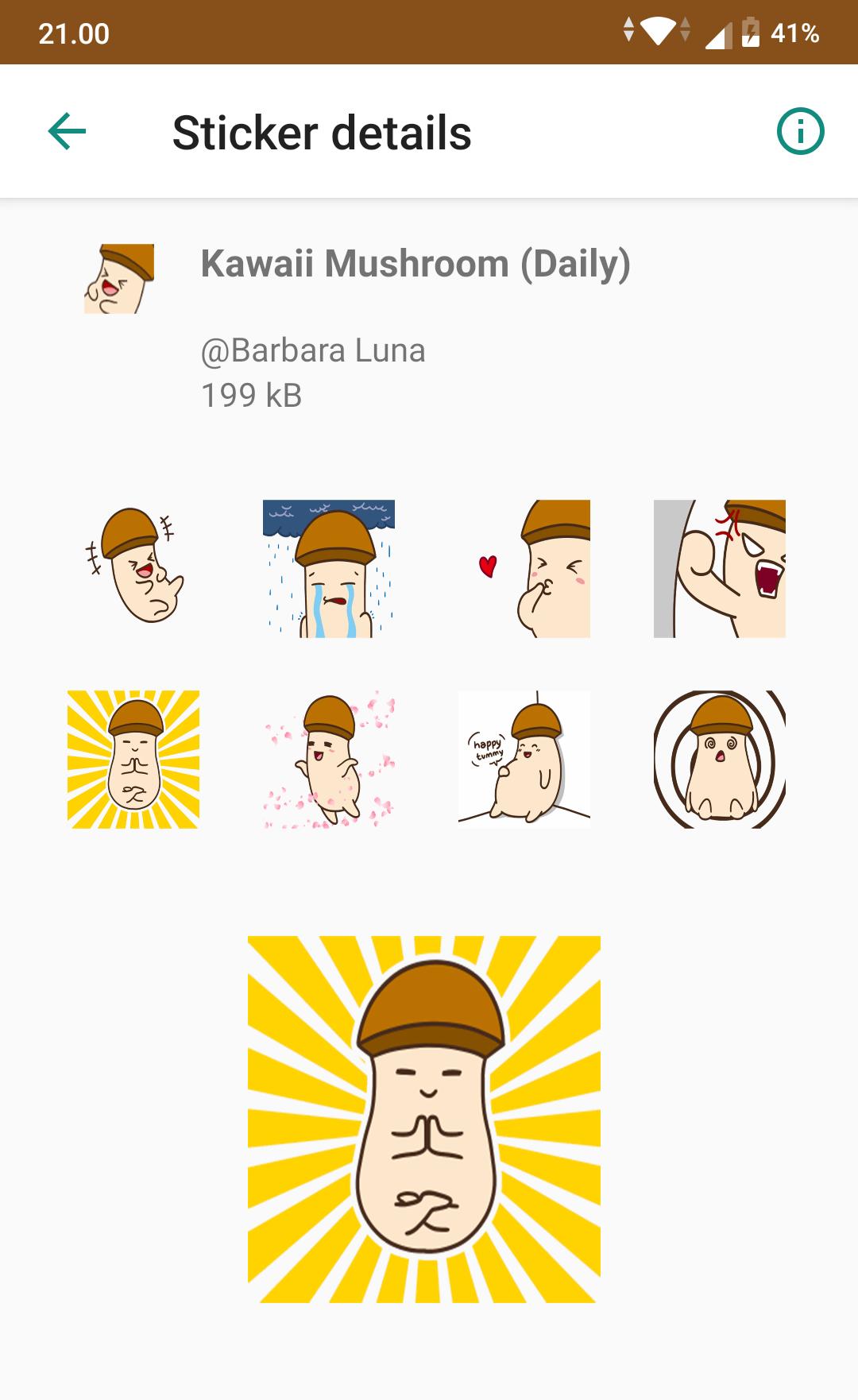 Stiker Mushroom Lucu For Android Apk Download