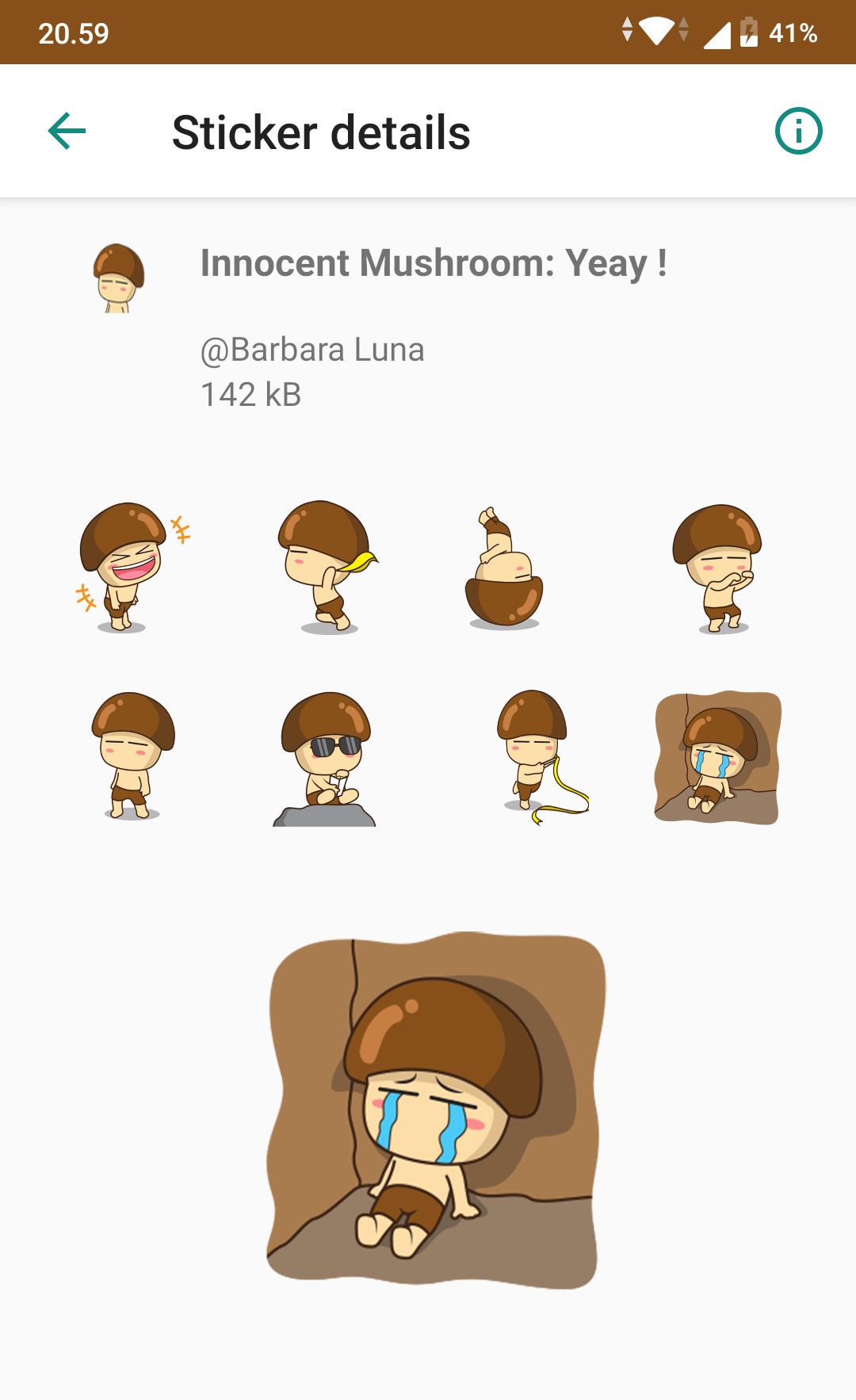 Stiker Mushroom Lucu For Android Apk Download