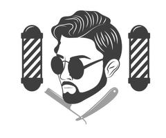 Barbershop Logo Maker Affiche