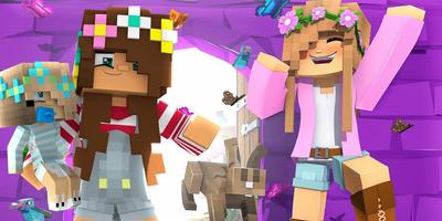 Mod barbie world for Minecraft الملصق