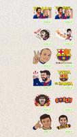 Barcelona WhatsApp Sticker Pack Affiche