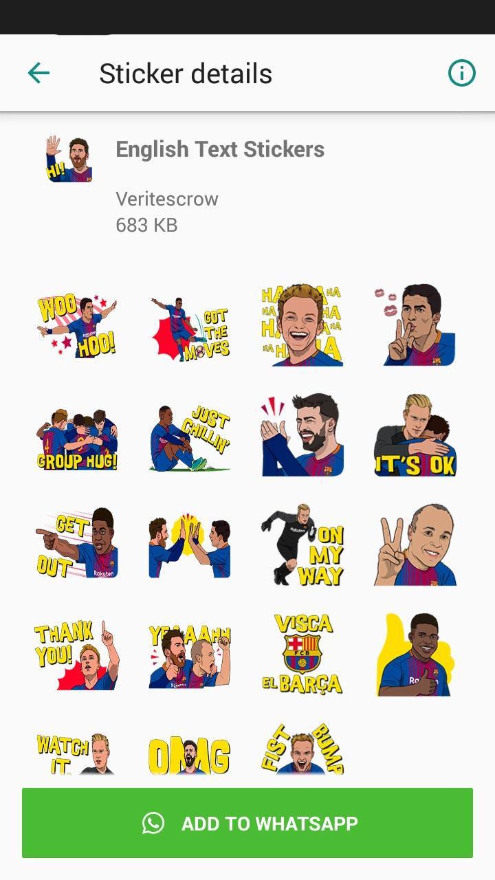 Barcelona Whatsapp Sticker Pack For Android Apk Download