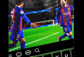 FC Barcelona Fans Keyboard ポスター