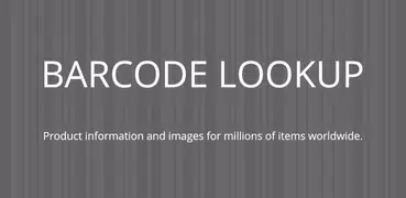 Barcode Lookup